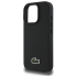 iPhone 16 Pro Zwart Lacoste Iconic Petit Pique MagSafe hoesje